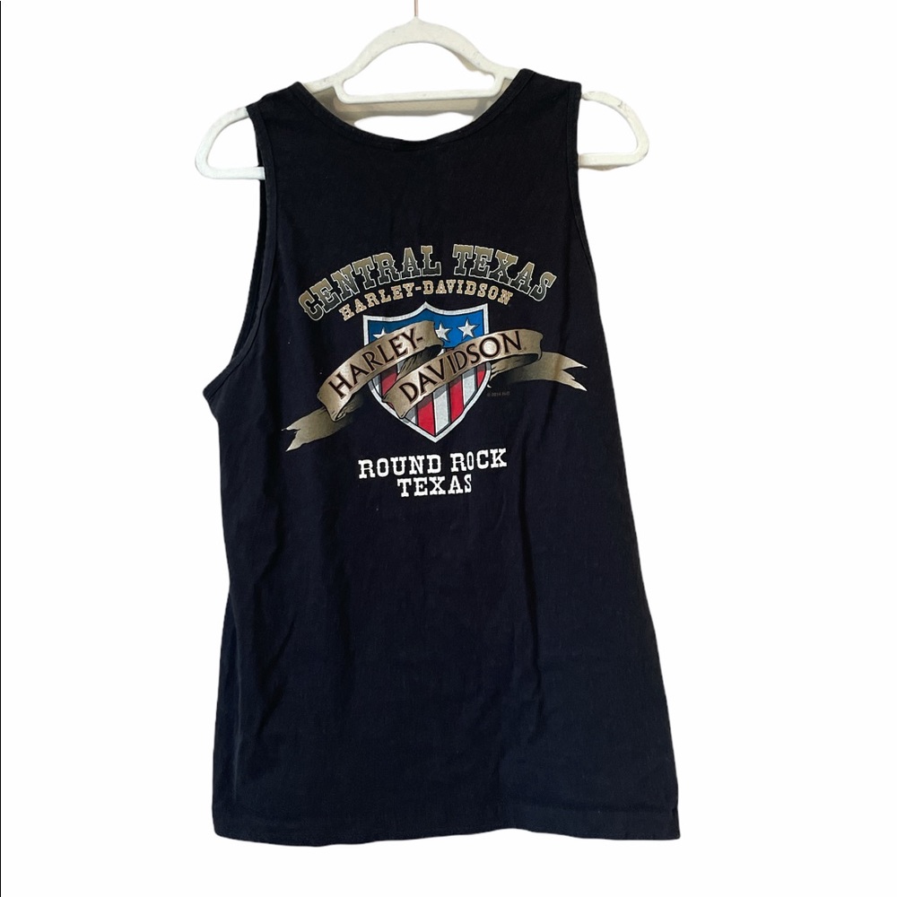 Harley Davidson Round Rock Texas Muscle Shirt M